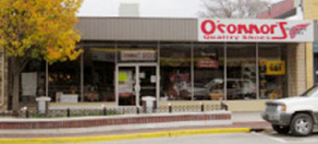 oconnors shoes storefront in downtown greenville michigan
